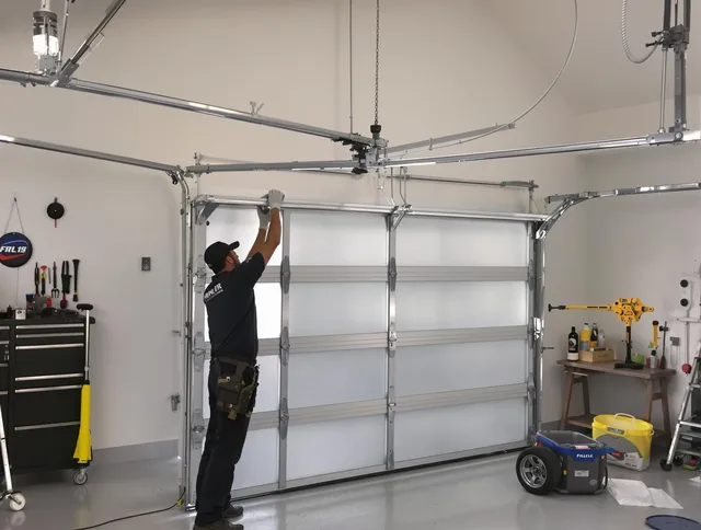 Pine Hills Garage Door Repair certified team performing precision garage door installation in Pine Hills