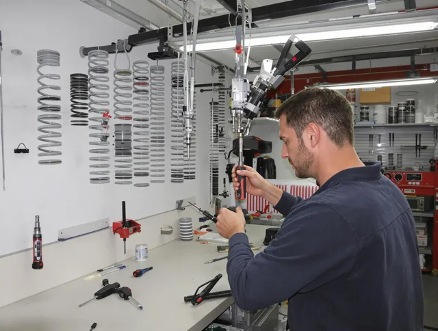 Pine Hills Garage Door Repair safety certified technician performing precision spring replacement in Pine Hills